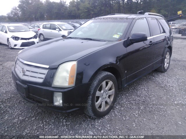 1GYEE63A660200446 - 2006 CADILLAC SRX BLACK photo 2