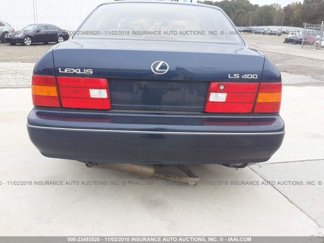 JT8BH28F7W0123176 - 1998 LEXUS LS BLUE photo 6