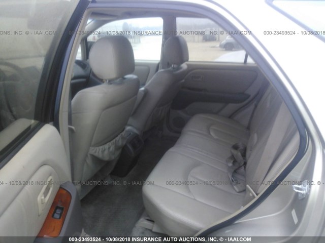 JT6HF10U7Y0106958 - 2000 LEXUS RX 300 GOLD photo 8