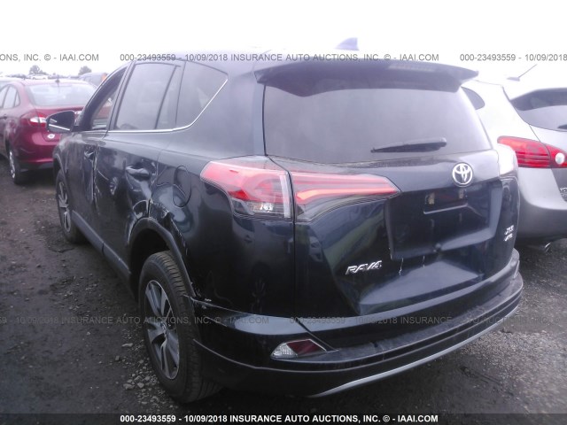 2T3RFREV2JW793538 - 2018 TOYOTA RAV4 ADVENTURE/XLE 深蓝色 照片 3