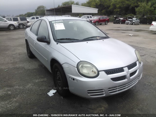 1B3ES26C54D611932 - 2004 DODGE NEON SE SILVER photo 1