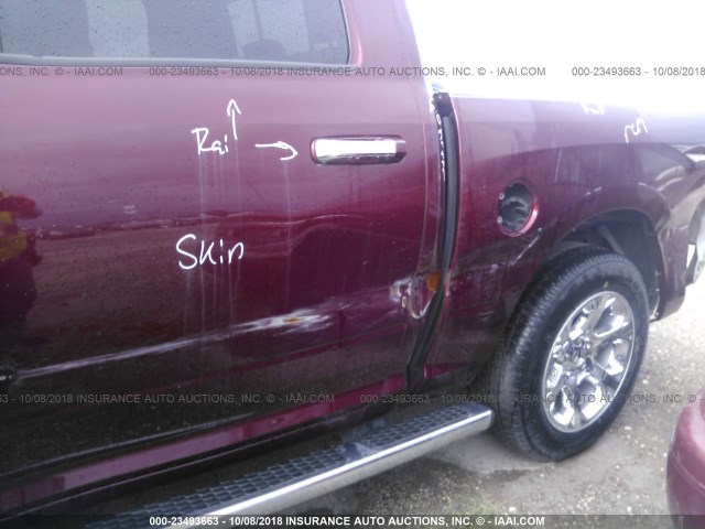 1C6RR6NT5GS241626 - 2016 RAM 1500 MAROON photo 6