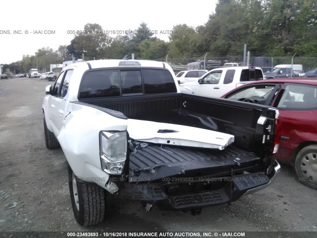 5TFCZ5AN5GX016643 - 2016 TOYOTA TACOMA DBL CAB/SR/SR5/TRD SPT/OR WHITE photo 6