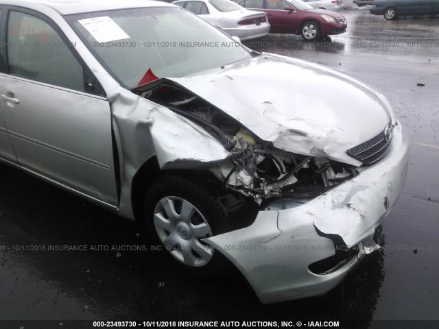 JTDBE32K330169511 - 2003 TOYOTA CAMRY LE/XLE Бежевый фото 6