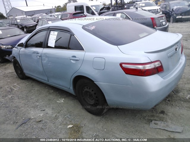 4T1BE46K67U602703 - 2007 TOYOTA CAMRY NEW GENERAT CE/LE/XLE/SE Light Blue photo 3