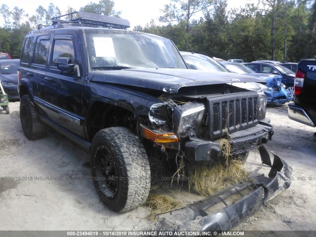 1J4RG5GTXAC109351 - 2010 JEEP COMMANDER LIMITED BLACK photo 1