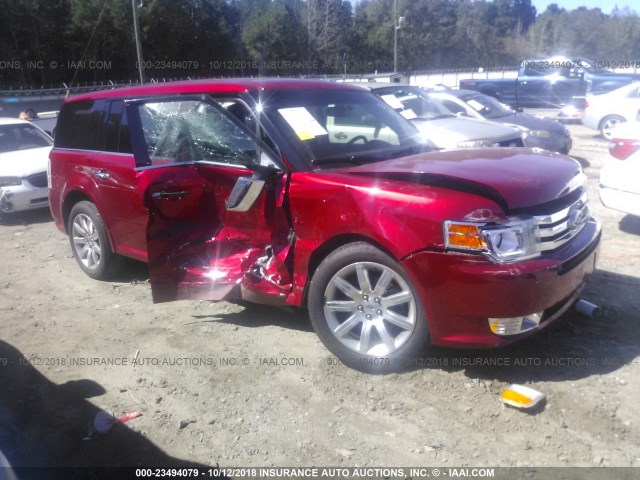 2FMGK5DC6ABA66574 - 2010 FORD FLEX LIMITED RED photo 1