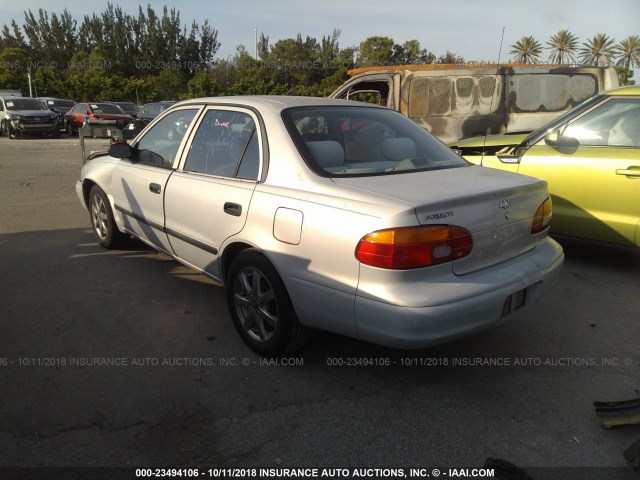 1Y1SK52892Z409434 - 2002 CHEVROLET GEO PRIZM LSI 银色 照片 3