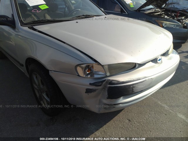 1Y1SK52892Z409434 - 2002 CHEVROLET GEO PRIZM LSI 银色 照片 6