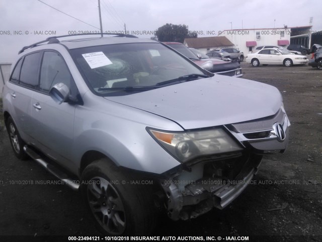 2HNYD28427H543571 - 2007 ACURA MDX TECHNOLOGY SILVER photo 1