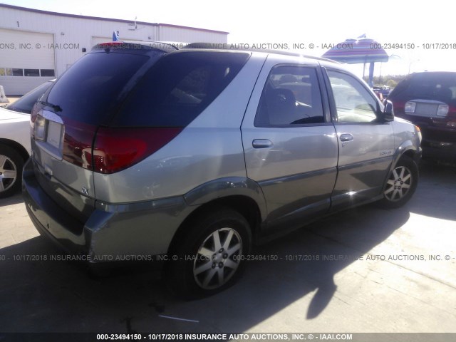 3G5DB03E33S505537 - 2003 BUICK RENDEZVOUS CX/CXL SILVER photo 4