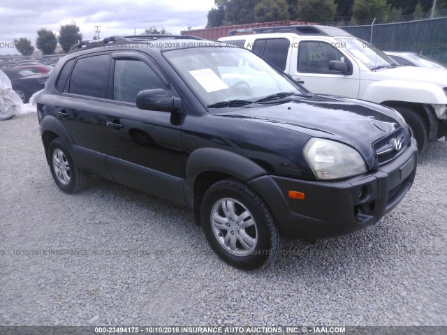 KM8JN12D36U378368 - 2006 HYUNDAI TUCSON GLS/LIMITED BLACK photo 1