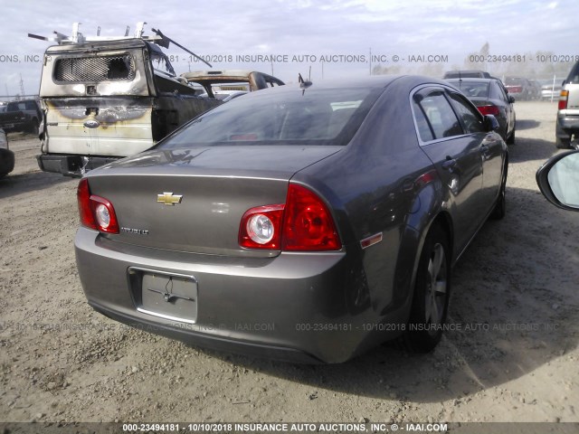 1G1ZC5E10BF373061 - 2011 CHEVROLET MALIBU 1LT BROWN photo 4