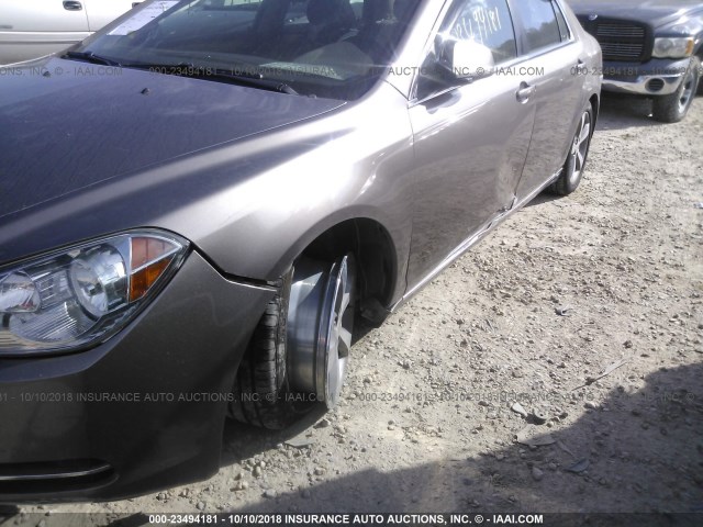 1G1ZC5E10BF373061 - 2011 CHEVROLET MALIBU 1LT BROWN photo 6
