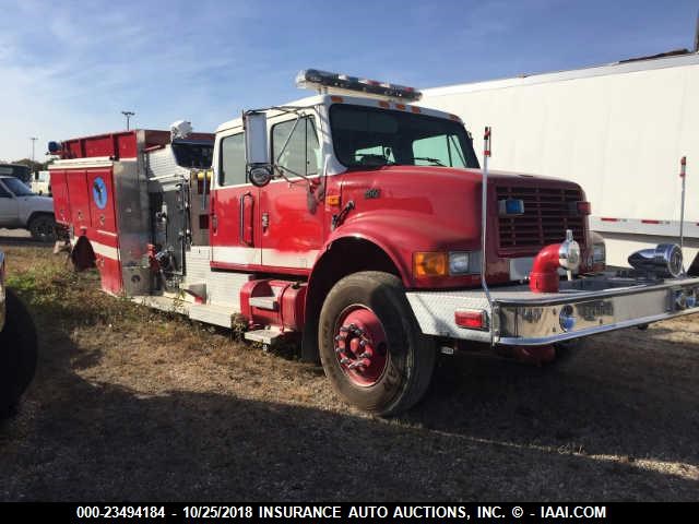 1HTSDADR1XH662471 - 1999 INTERNATIONAL 4900  RED photo 1