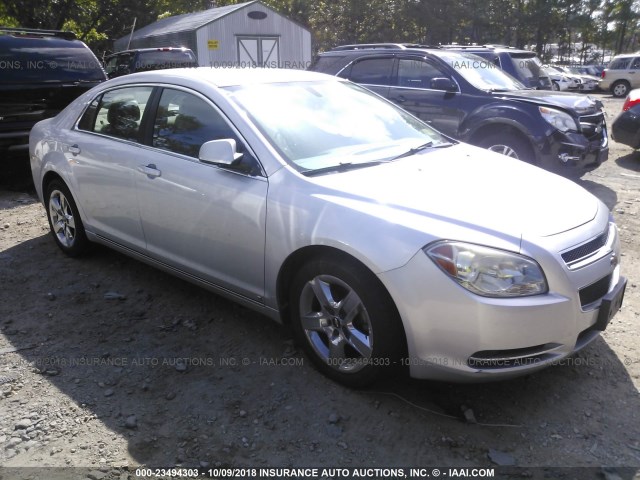1G1ZH57B39F243566 - 2009 CHEVROLET MALIBU 1LT SILVER photo 1