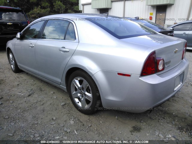 1G1ZH57B39F243566 - 2009 CHEVROLET MALIBU 1LT SILVER photo 3