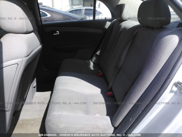 1G1ZH57B39F243566 - 2009 CHEVROLET MALIBU 1LT SILVER photo 8