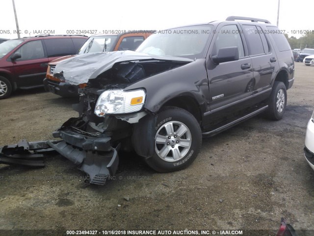 1FMEU62E46ZA22900 - 2006 FORD EXPLORER XLS BROWN photo 2