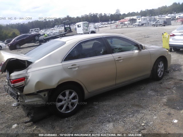 4T1BF3EK9BU627192 - 2011 TOYOTA CAMRY SE/LE/XLE GOLD photo 4