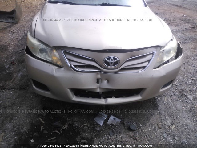 4T1BF3EK9BU627192 - 2011 TOYOTA CAMRY SE/LE/XLE GOLD photo 6