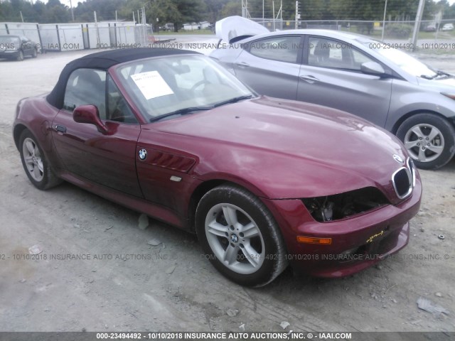 WBACH9346YLF89672 - 2000 BMW Z3 2.3 MAROON photo 1