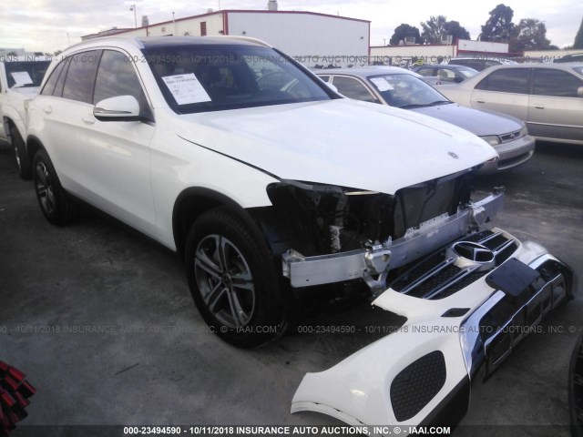 WDC0G4JBXKV122447 - 2019 MERCEDES-BENZ GLC 300 WHITE photo 1