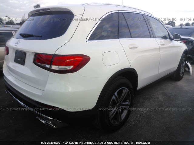 WDC0G4JBXKV122447 - 2019 MERCEDES-BENZ GLC 300 WHITE photo 4