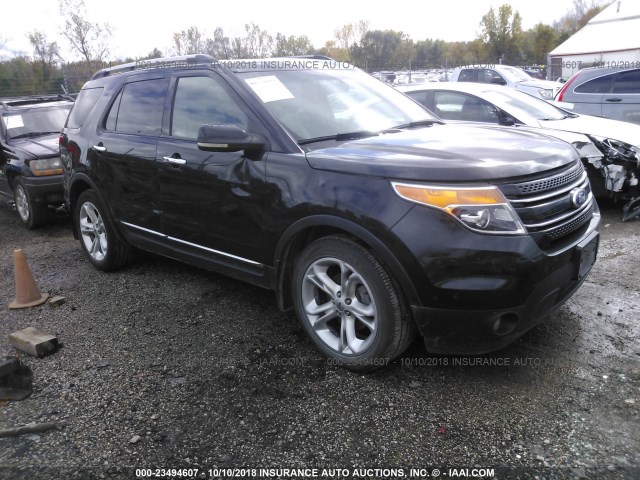 1FMHK8F8XBGA08153 - 2011 FORD EXPLORER LIMITED BLACK photo 1