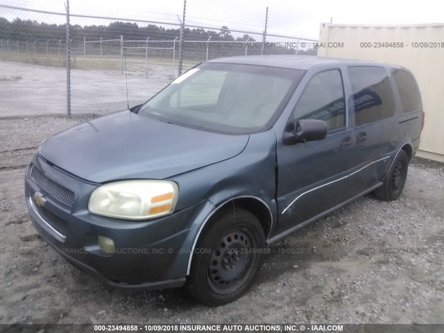 1GNDV23157D118123 - 2007 CHEVROLET UPLANDER LS მწვანე ფოტო 2