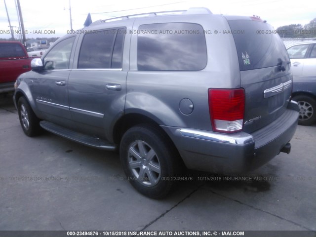 1A8HW58278F151732 - 2008 CHRYSLER ASPEN LIMITED GRAY photo 3