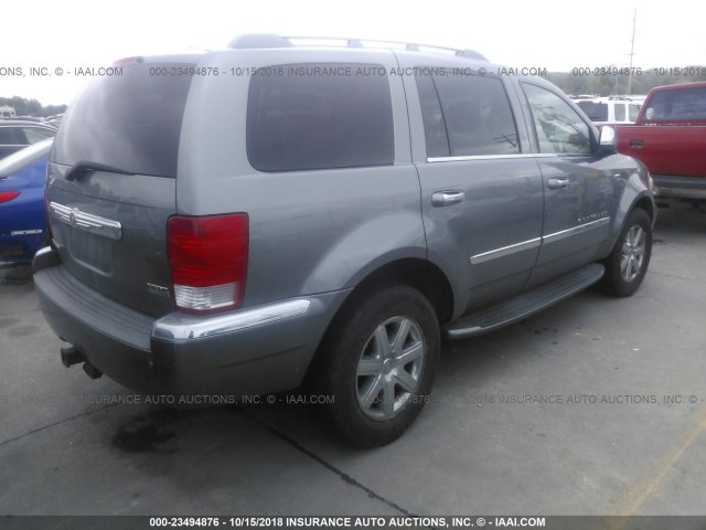 1A8HW58278F151732 - 2008 CHRYSLER ASPEN LIMITED GRAY photo 4