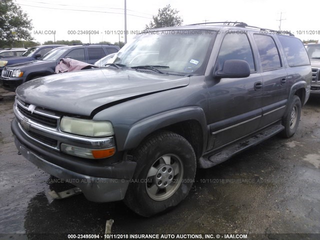 3GNEC16T91G248773 - 2001 CHEVROLET SUBURBAN C1500 GRAY photo 2