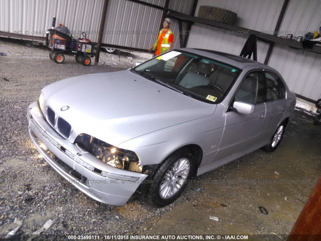 WBADT634X3CK35435 - 2003 BMW 530 I AUTOMATIC SILVER photo 2