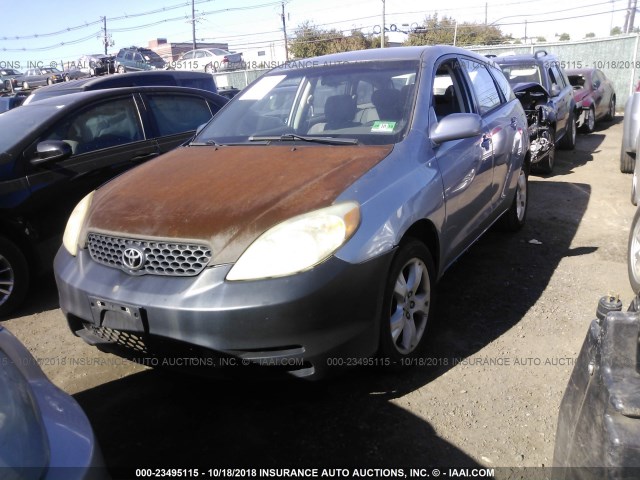 2T1KR32E53C143187 - 2003 TOYOTA COROLLA MATRIX XR BLUE photo 2