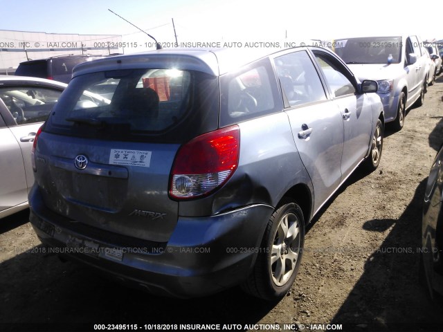 2T1KR32E53C143187 - 2003 TOYOTA COROLLA MATRIX XR BLUE photo 4