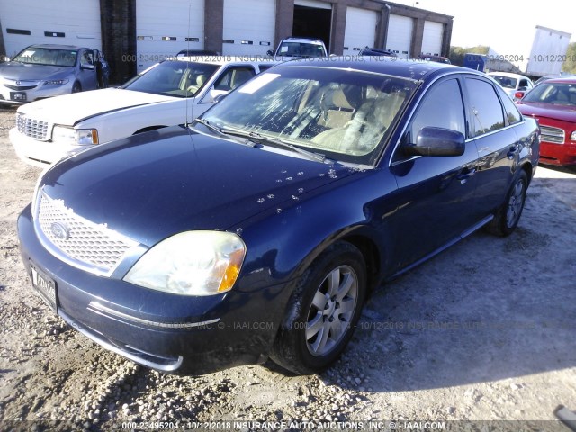 1FAHP24127G115901 - 2007 FORD FIVE HUNDRED SEL Dark Blue photo 2