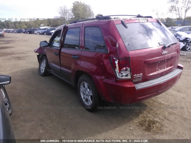 1J4GR48K36C341962 - 2006 JEEP GRAND CHEROKEE LAREDO/COLUMBIA/FREEDOM 红色 照片 3
