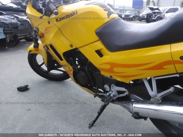 JKAEXMF186DA24103 - 2006 KAWASAKI EX250 F YELLOW photo 8