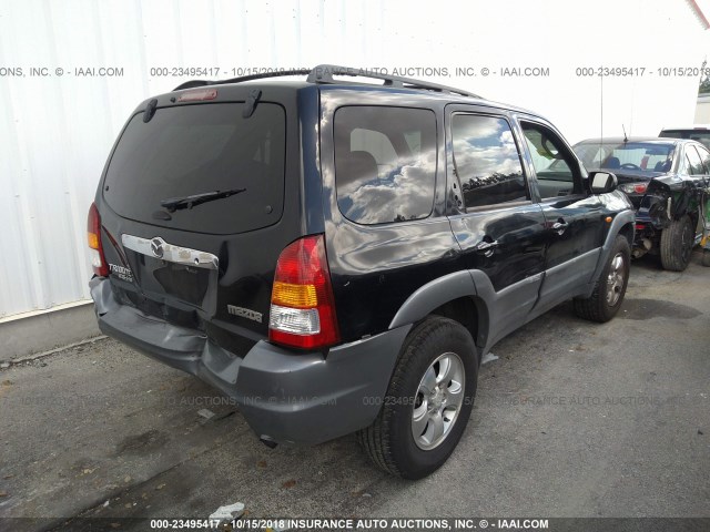 4F2YU09142KM24341 - 2002 MAZDA TRIBUTE LX/ES 黑色 照片 4