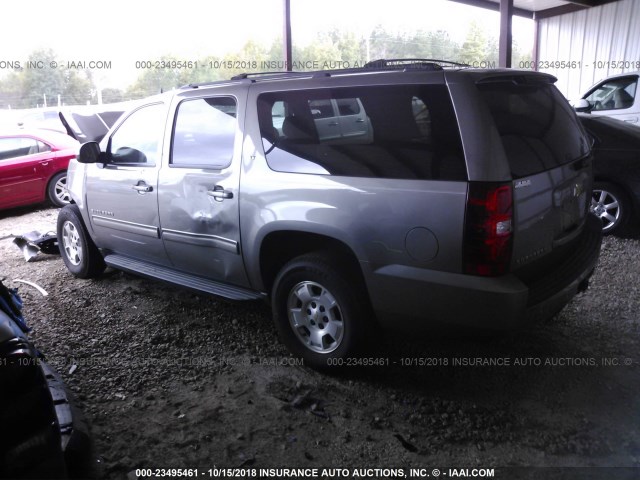 1GNSCJE00CR281397 - 2012 CHEVROLET SUBURBAN C1500 LT GRAY photo 3