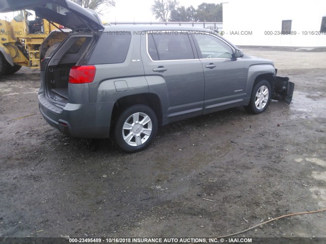 2GKALMEK1D6265458 - 2013 GMC TERRAIN SLE GRAY photo 4