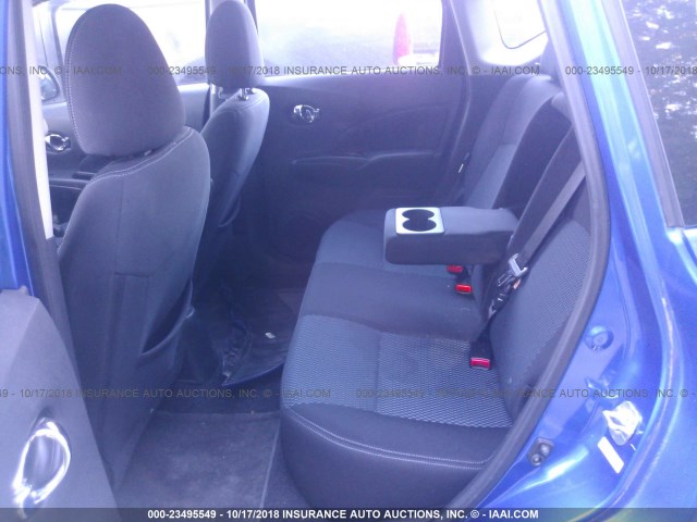 3N1CE2CP6EL362351 - 2014 NISSAN VERSA NOTE S/S PLUS/SV/SL BLUE photo 8