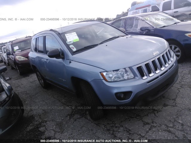 1C4NJDEB4DD248965 - 2013 JEEP COMPASS LATITUDE 浅蓝色 照片 1