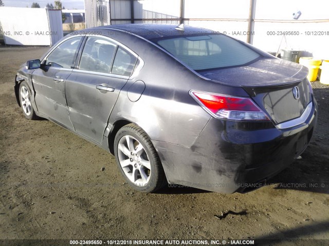 19UUA8F51EA001421 - 2014 ACURA TL TECH GRAY photo 3