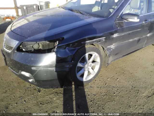 19UUA8F51EA001421 - 2014 ACURA TL TECH GRAY photo 6