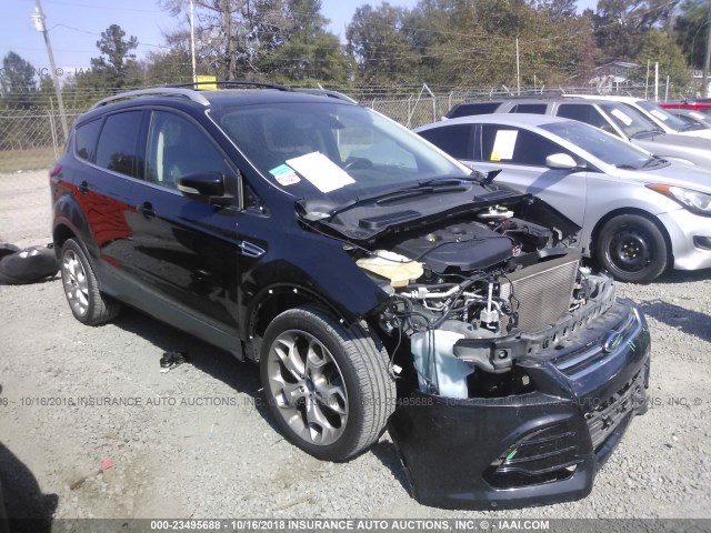 1FMCU0J98DUB90378 - 2013 FORD ESCAPE TITANIUM BLACK photo 1