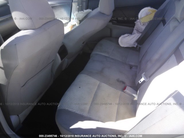 4T1BF1FK4CU081745 - 2012 TOYOTA CAMRY SE/LE/XLE BLACK photo 8