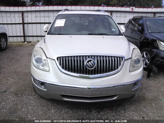 5GAER23748J265544 - 2008 BUICK ENCLAVE CXL CREAM photo 6