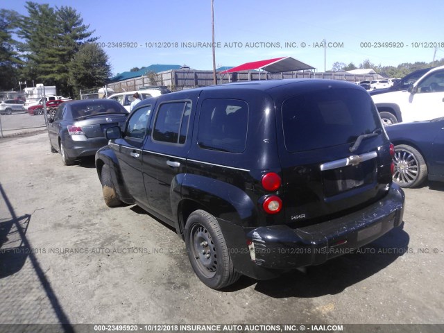 3GNDA13D97S619712 - 2007 CHEVROLET HHR LS Negro foto 3